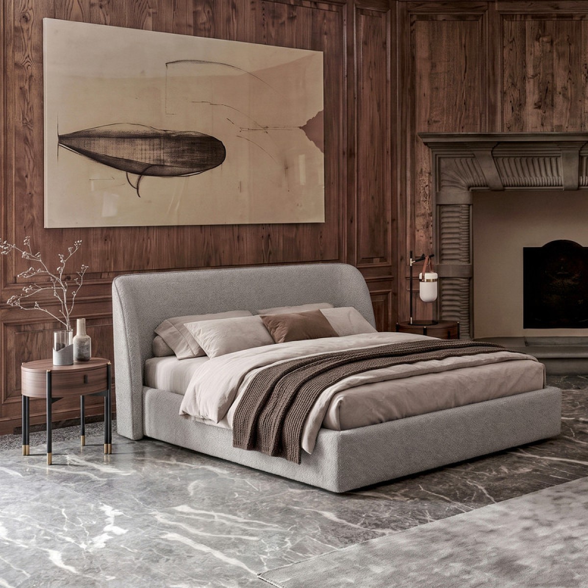 Кровать с решеткой Палома (Paloma) 160*200 SELECTION, MOD INTERIORS