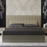 Кровать с подъемным механизмом VIGO, MOD INTERIORS (серый, бежевый, арт. MDI.BD.VC.2)