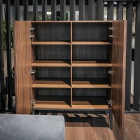 Буфет MENORCA, MOD INTERIORS (серый, серебристый, дерево)