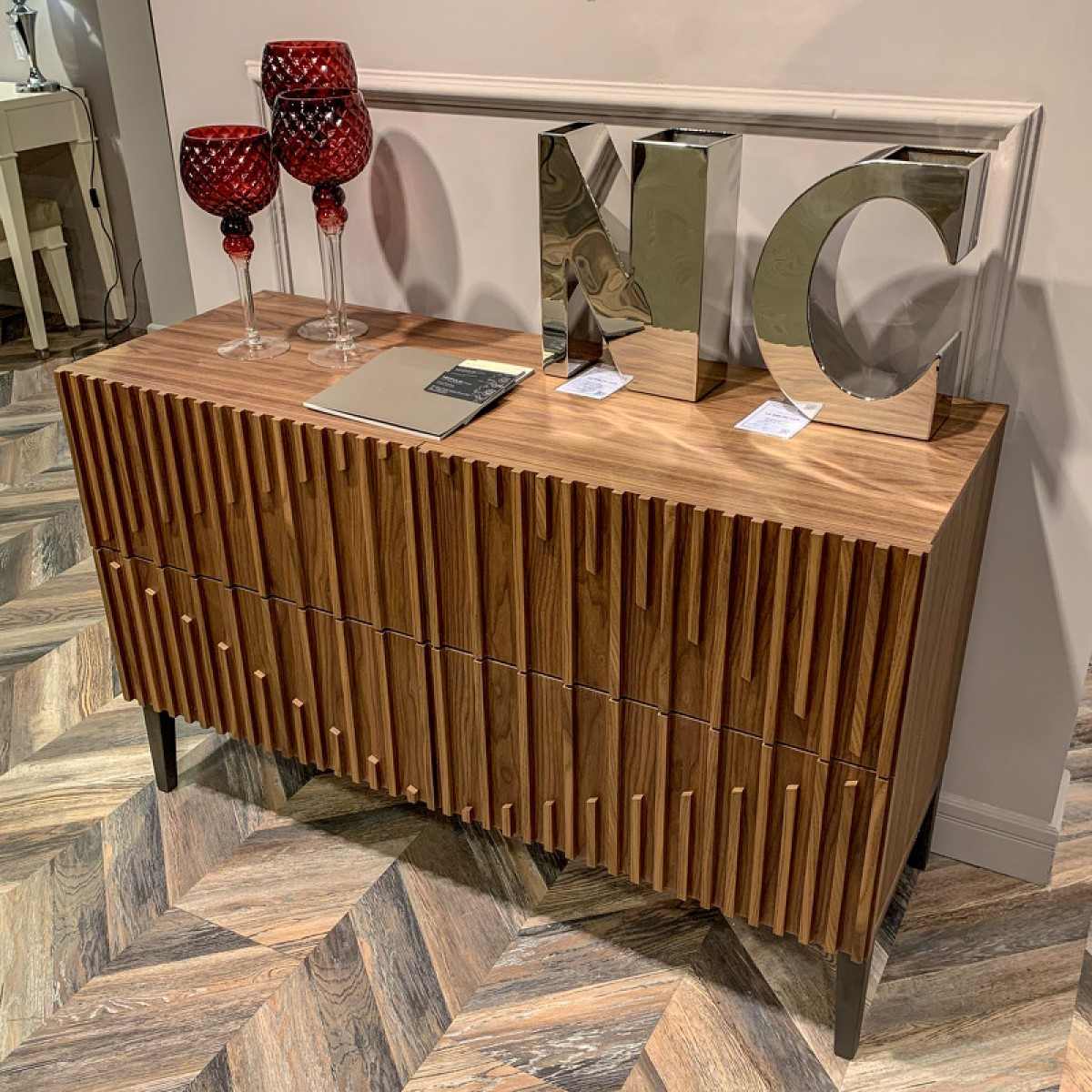 Комод MENORCA, MOD INTERIORS (серый, дерево, арт. MDI.CHD.MN.38)