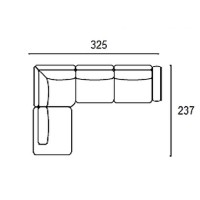 Угловой диван-кровать Марриотто (Marriotto) SELECTION, FRATELLI BARRI