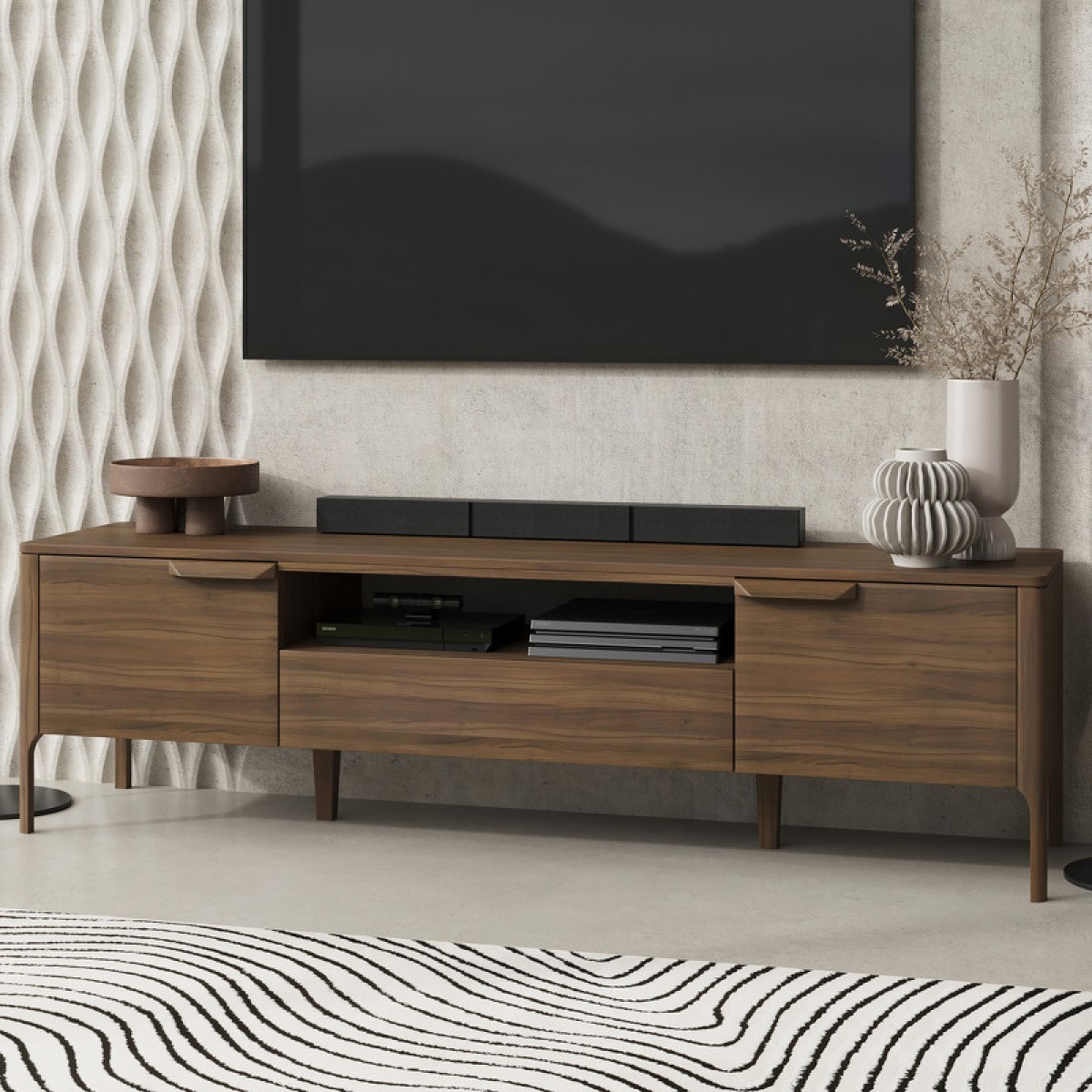 Тумба под TV RONDA, MOD INTERIORS (дерево)