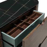 Комод TISHINA by Sergey Tregubov, MOD INTERIORS (чёрный, дерево)