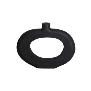 Ваза деревянная ACCESSORIES, FRATELLI BARRI (чёрный, дерево, арт. FB.VS.ACE.139)