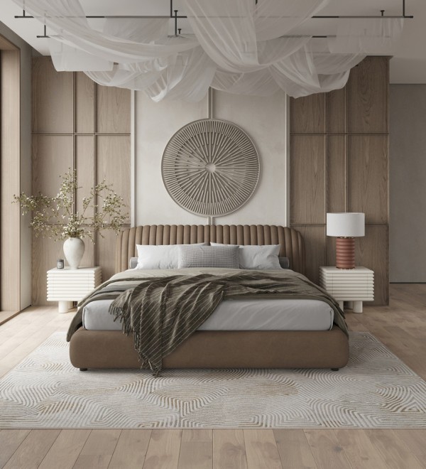 Кровать с решеткой WABI SABI, MOD INTERIORS