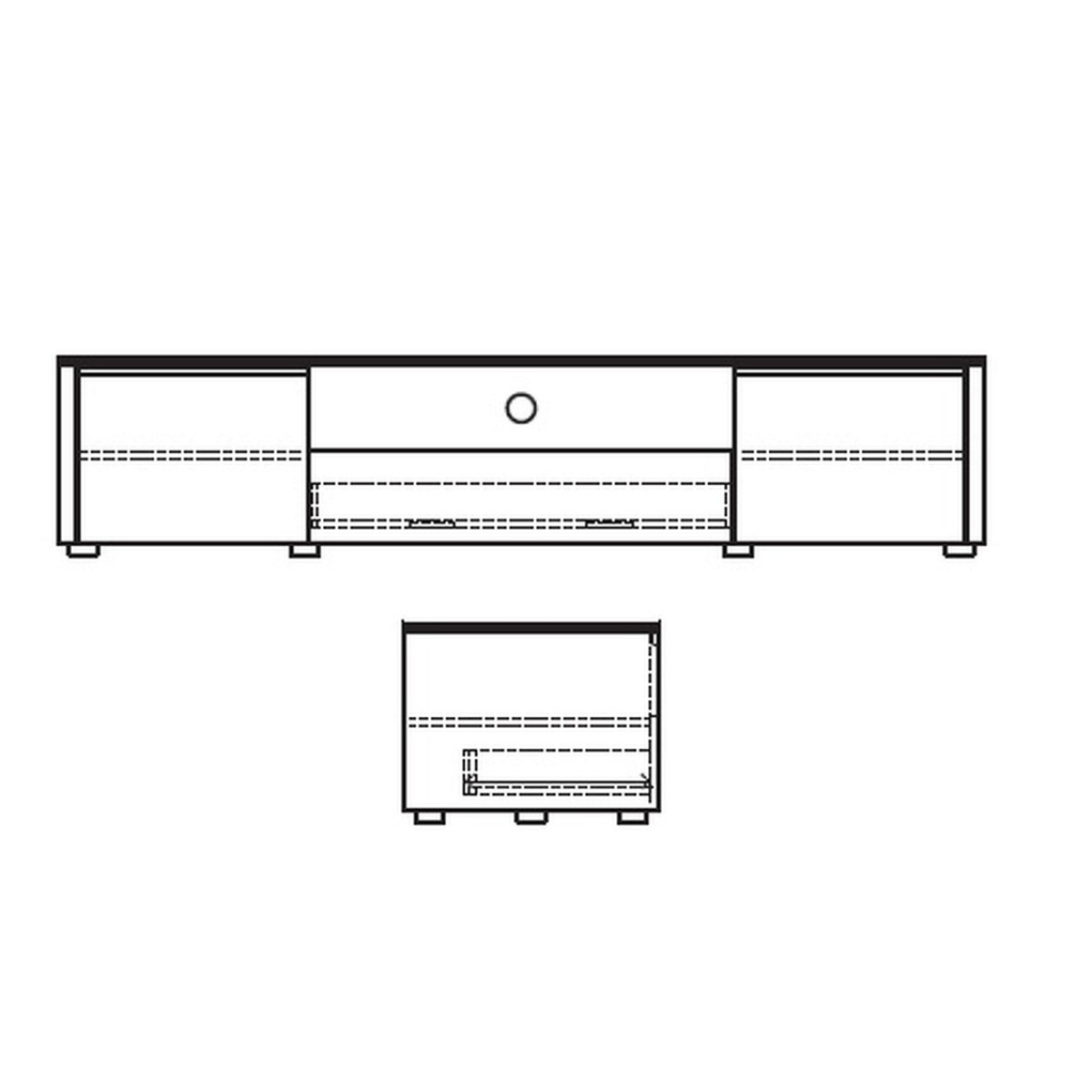 Тумба под TV PATERNA, MOD INTERIORS