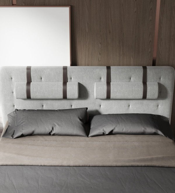 Прикроватная тумбочка MARBELLA, MOD INTERIORS (серый, бежевый, дерево)