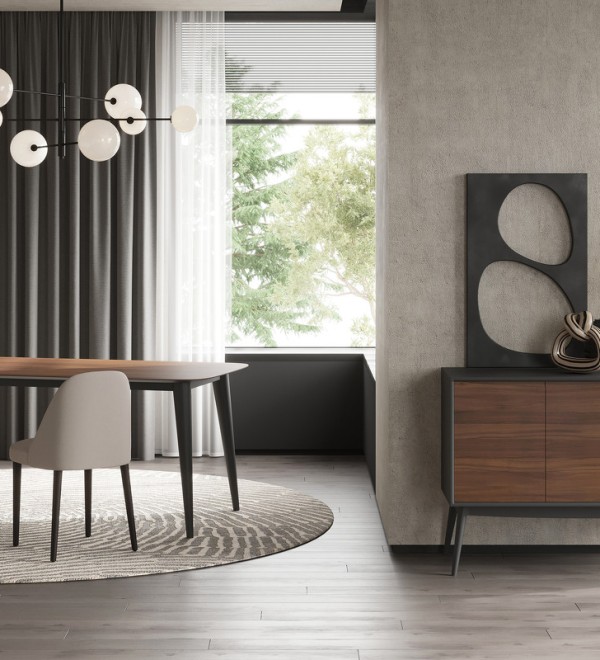 Буфет SEVILLA, MOD INTERIORS (серый, дерево)