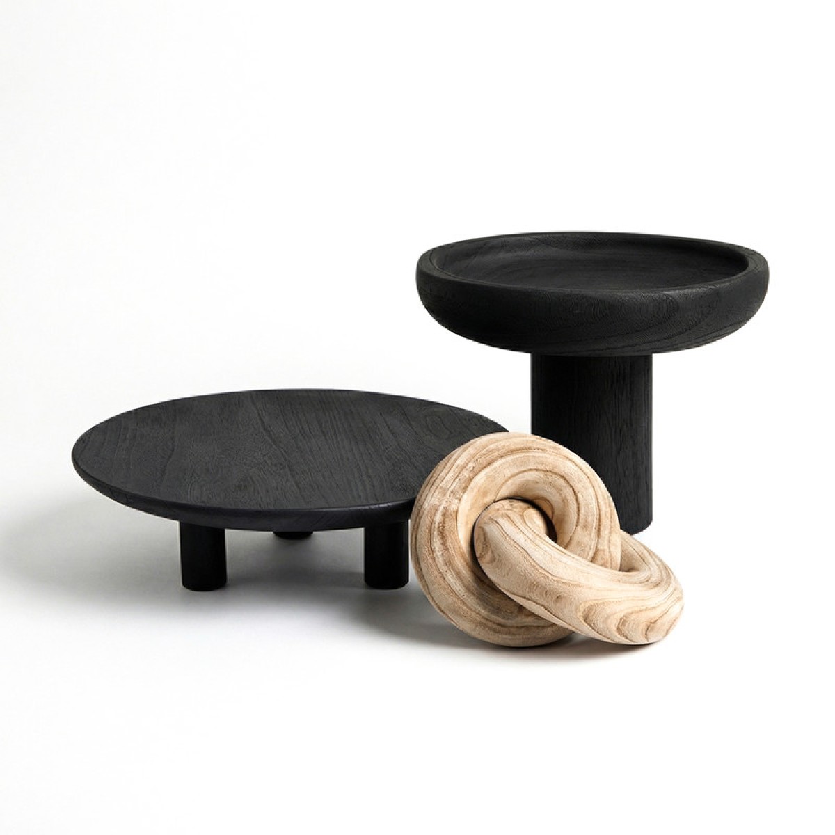 Декоративный элемент ACCESSORIES, FRATELLI BARRI (чёрный, дерево, арт. FB.DEL.ACE.124)
