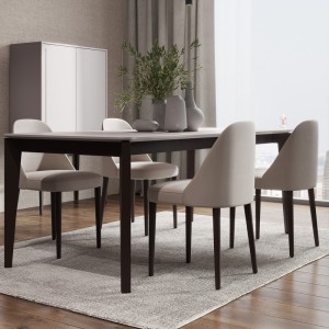 Обеденный стол MARBELLA, MOD INTERIORS (серый, бежевый, дерево, арт. MDI.DT.MRB.10)