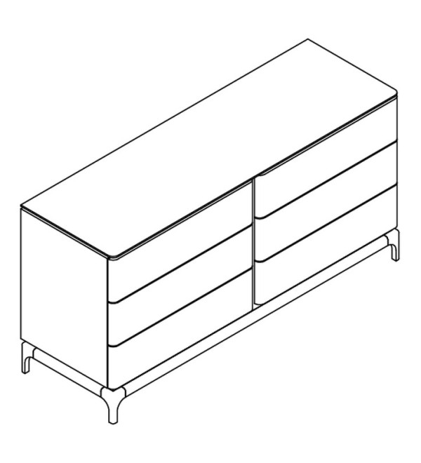 Комод CALPE, MOD INTERIORS (дерево)