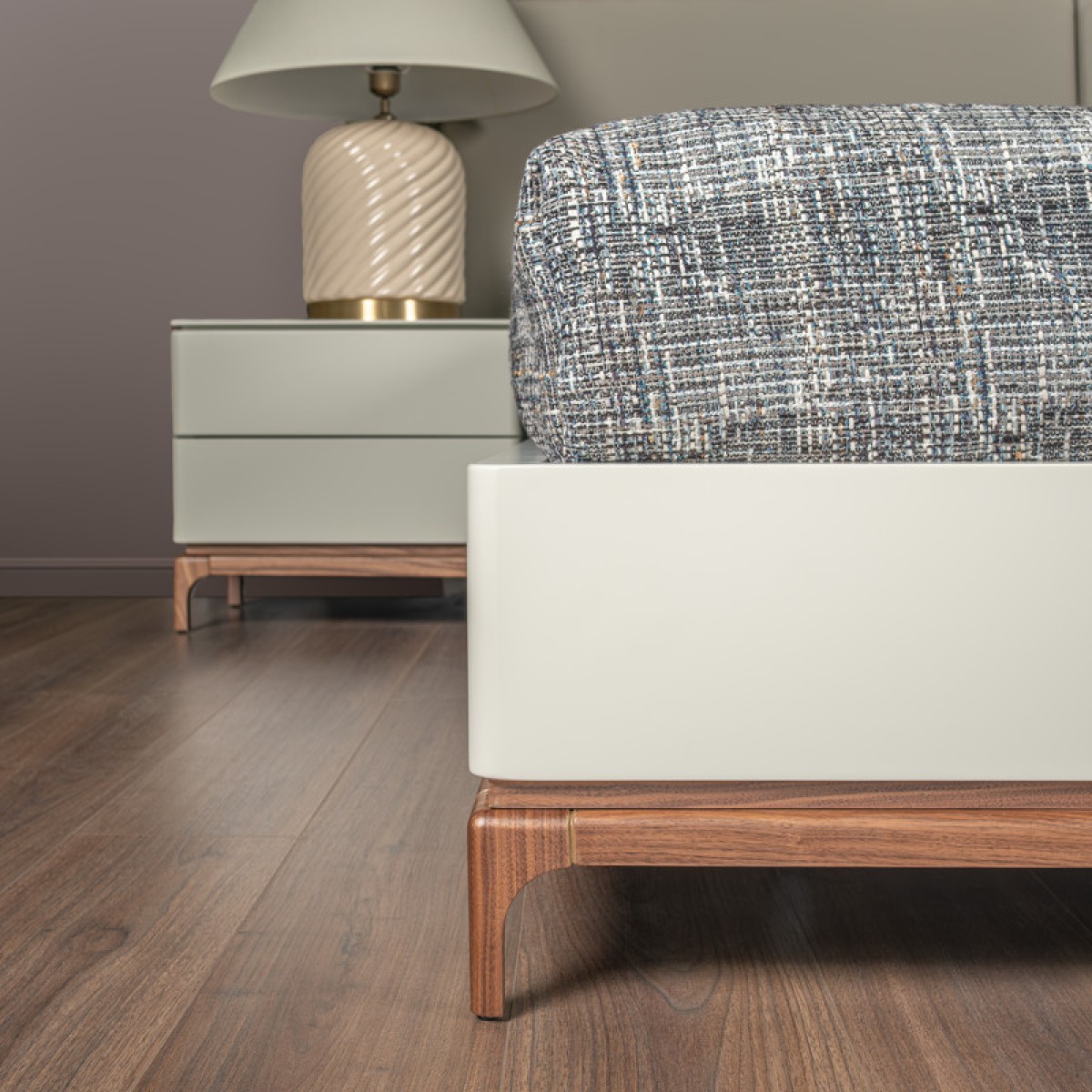 Кровать с решеткой CALPE, MOD INTERIORS (дерево, арт. MDI.BD.CP.2)