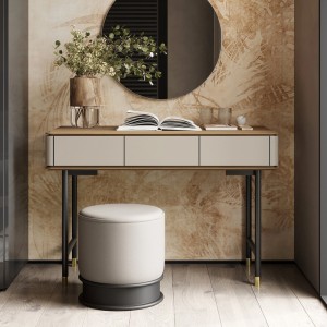 Туалетный столик ALTEA, MOD INTERIORS (бежевый, чёрный, золотой, дерево)