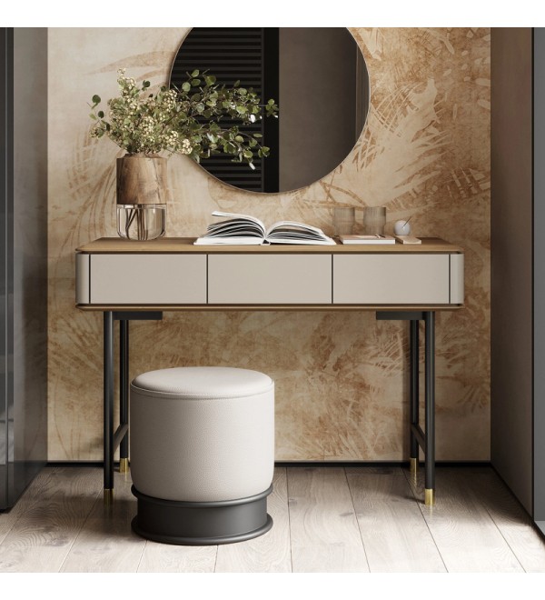 Туалетный столик ALTEA, MOD INTERIORS (бежевый, чёрный, золотой, дерево)