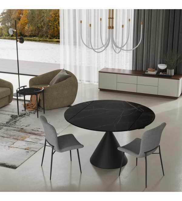 Журнальный столик TOLEDO, MOD INTERIORS (чёрный, серебристый)