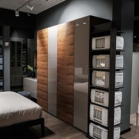 Гардероб AVILA, MOD INTERIORS (серый, дерево)