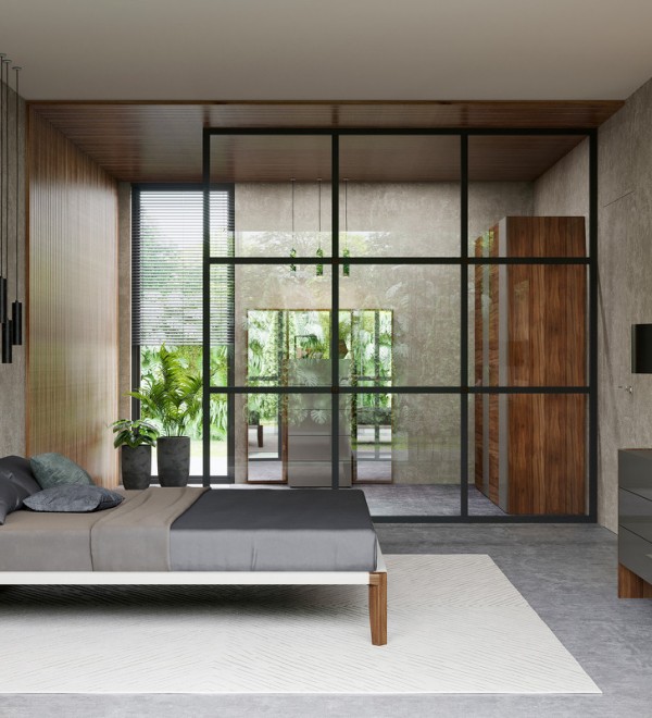 Прикроватная тумбочка AVILA, MOD INTERIORS (серый, дерево, арт. MDI.BST.AV.6)