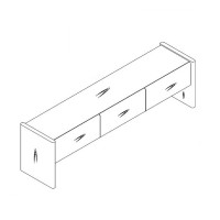 Тумба под TV PETRA, MOD INTERIORS (бежевый)