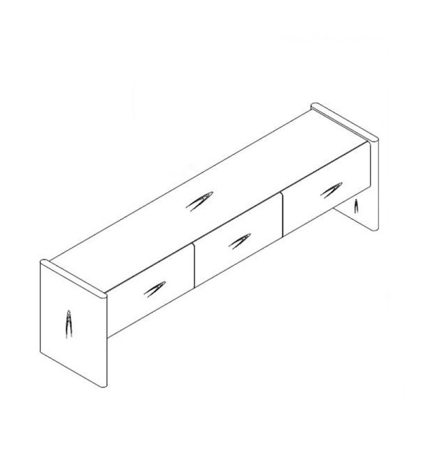 Тумба под TV PETRA, MOD INTERIORS (бежевый)