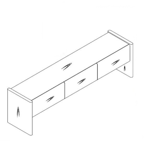 Тумба под TV PETRA, MOD INTERIORS (бежевый)