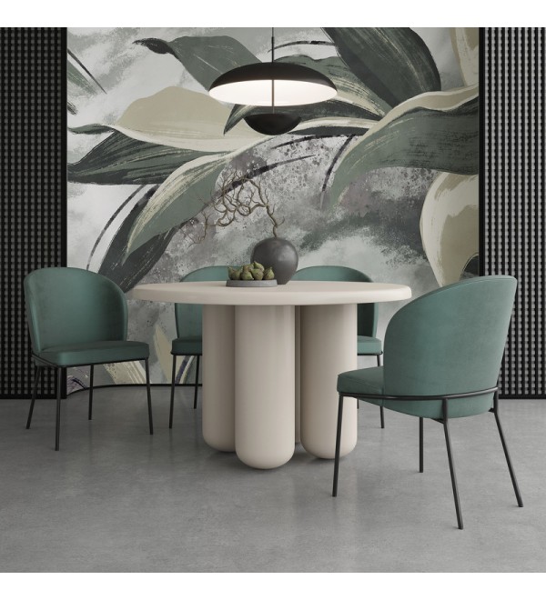 Обеденный стол WABI SABI, MOD INTERIORS (белый, бежевый)