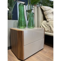 Прикроватная тумбочка AVILA, MOD INTERIORS (серый, дерево)