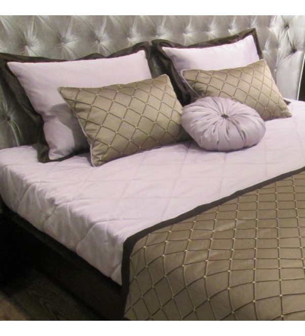 Виолет (Violet)  Комплект покрывало, плед, 5 подушек TEXTILE, FRATELLI BARRI