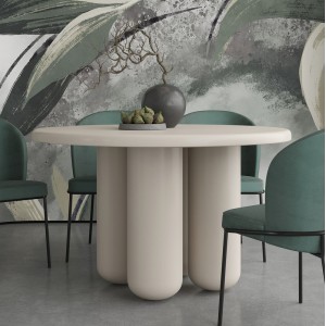 Обеденный стол WABI SABI, MOD INTERIORS (белый, бежевый)