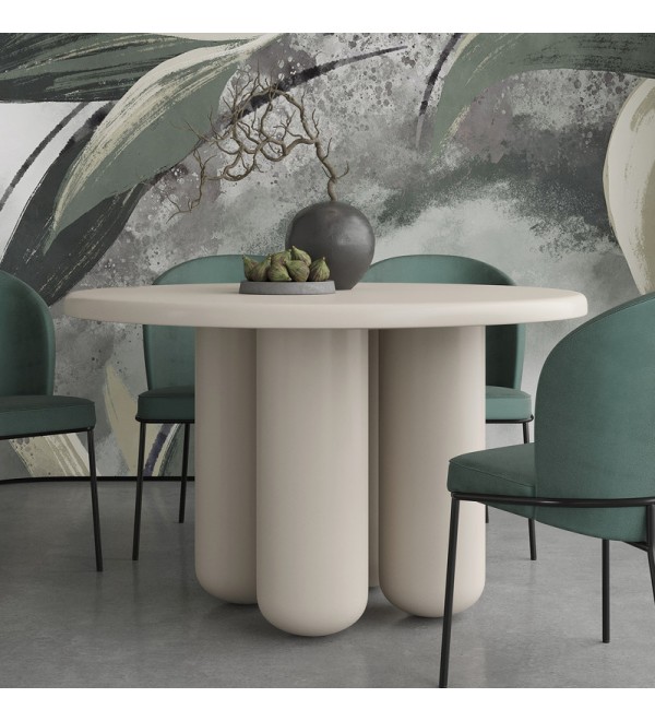 Обеденный стол WABI SABI, MOD INTERIORS (белый, бежевый)