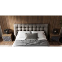 Прикроватная тумбочка ALTEA, MOD INTERIORS (серый, дерево)