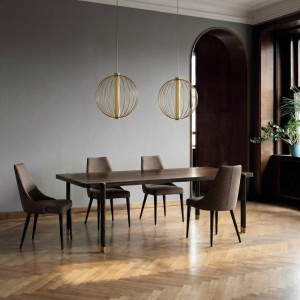 Обеденный стол BENISSA, MOD INTERIORS (серебристый)