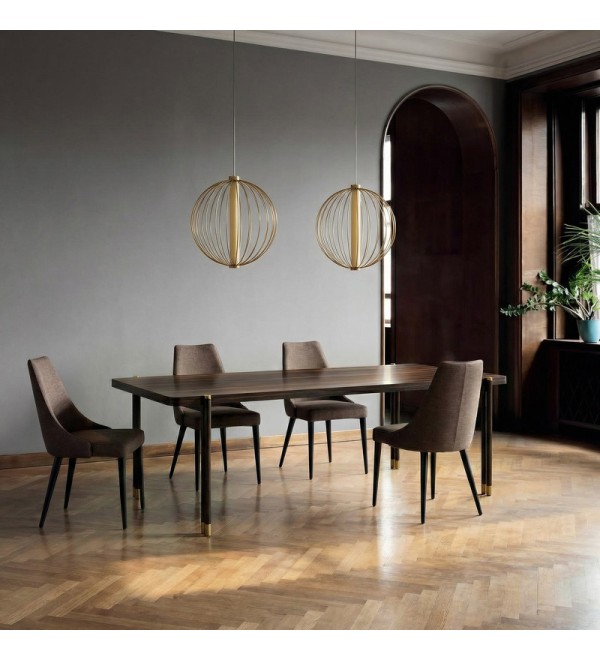 Обеденный стол BENISSA, MOD INTERIORS (серебристый)