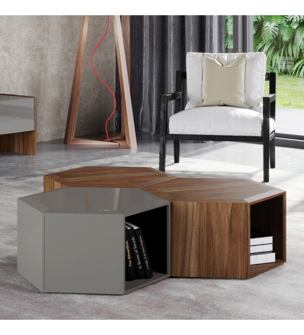 Приставной столик AVILA, MOD INTERIORS (серый)