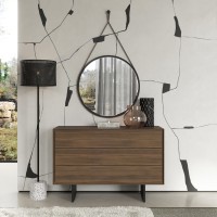 Комод MIRAMAR, MOD INTERIORS (чёрный, дерево)