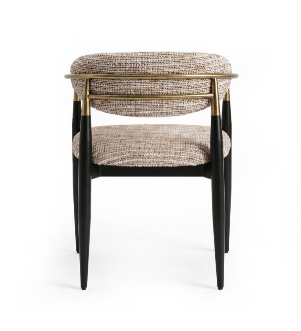 Стул CHAIRS, FRATELLI BARRI (чёрный, золотой, арт. FB.CH.CHR.2)