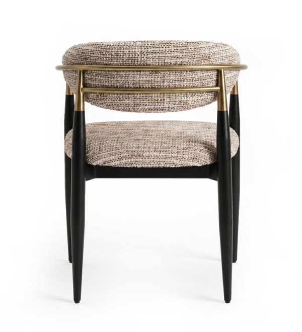 Стул CHAIRS, FRATELLI BARRI (чёрный, золотой, арт. FB.CH.CHR.2)