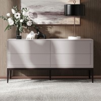 Комод MARBELLA, MOD INTERIORS (серый, бежевый, дерево)