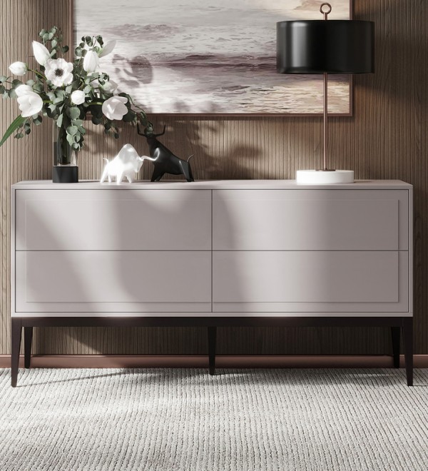 Комод MARBELLA, MOD INTERIORS (серый, бежевый, дерево)