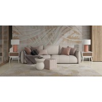 Приставной столик WABI SABI, MOD INTERIORS (белый, бежевый, арт. MDI.ST.WS.23)