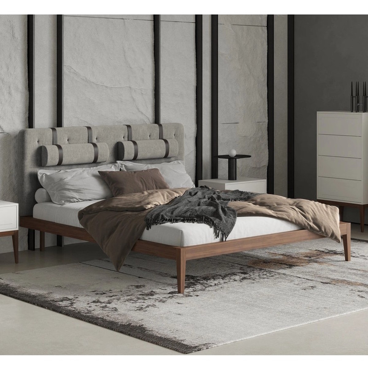 Кровать с решеткой MARBELLA, MOD INTERIORS (дерево)
