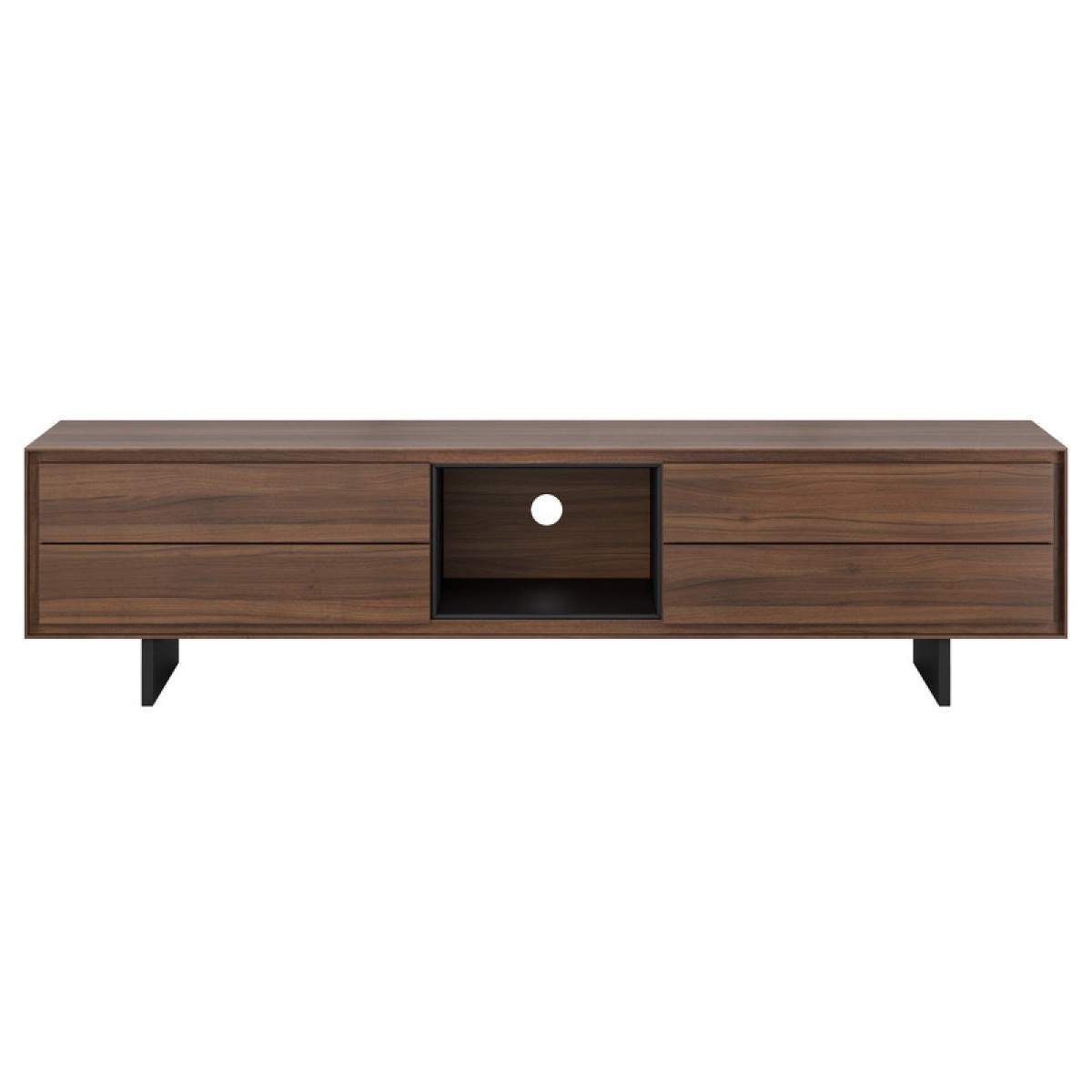 Тумба под TV MIRAMAR, MOD INTERIORS (чёрный, дерево, арт. MDI.TV.MRM.68)