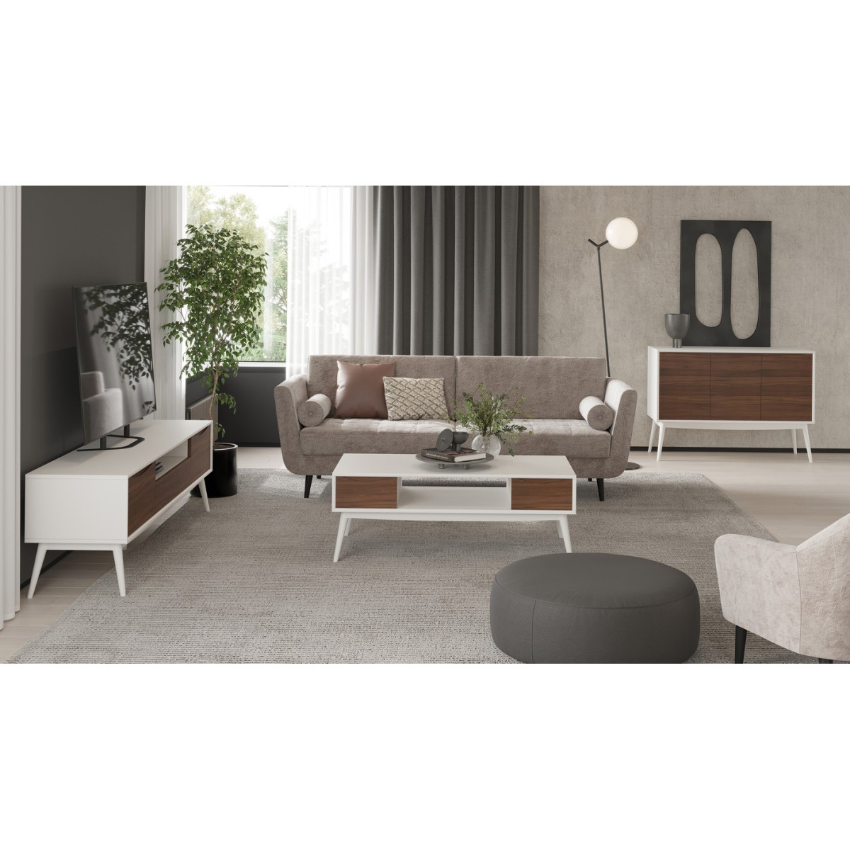 Журнальный столик SEVILLA, MOD INTERIORS (дерево)