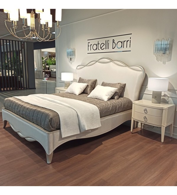 Кровать с решеткой RIMINI, FRATELLI BARRI (серебристый)