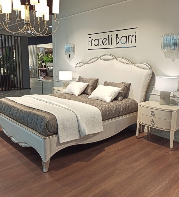 Кровать с решеткой RIMINI, FRATELLI BARRI (серебристый)