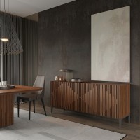 Буфет MENORCA, MOD INTERIORS (серый, дерево)