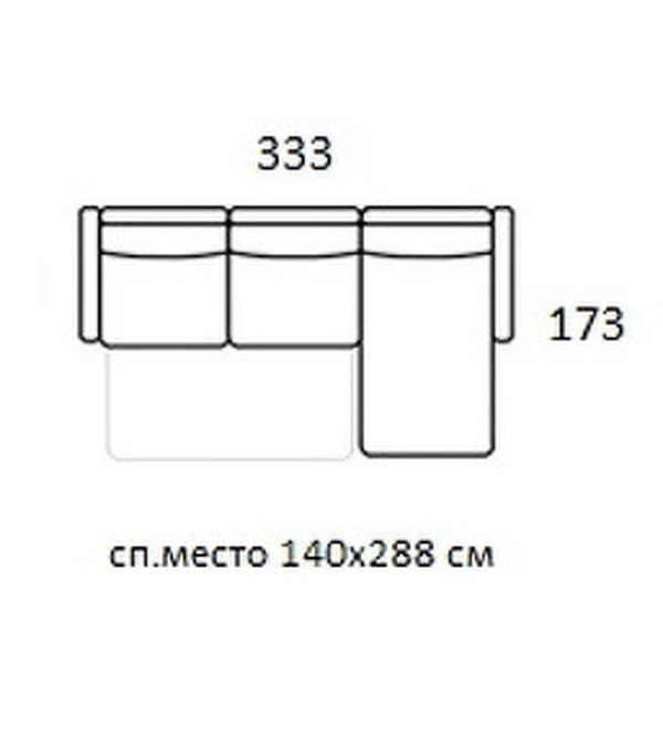 Диван-кровать Трезор (Tresor) SELECTION, FRATELLI BARRI