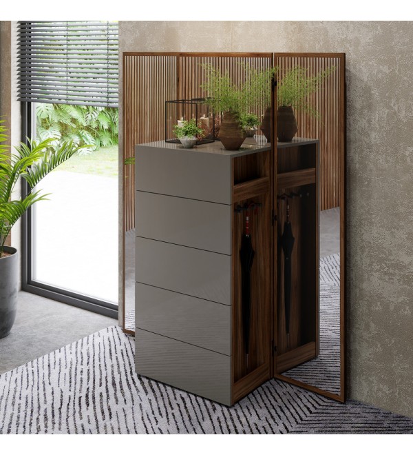 Комод высокий с зеркалом AVILA, MOD INTERIORS