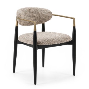 Стул CHAIRS, FRATELLI BARRI (чёрный, золотой, арт. FB.CH.CHR.2)