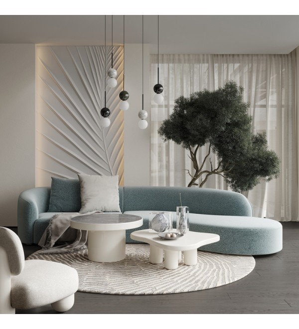Журнальный столик WABI SABI, MOD INTERIORS (белый, бежевый)