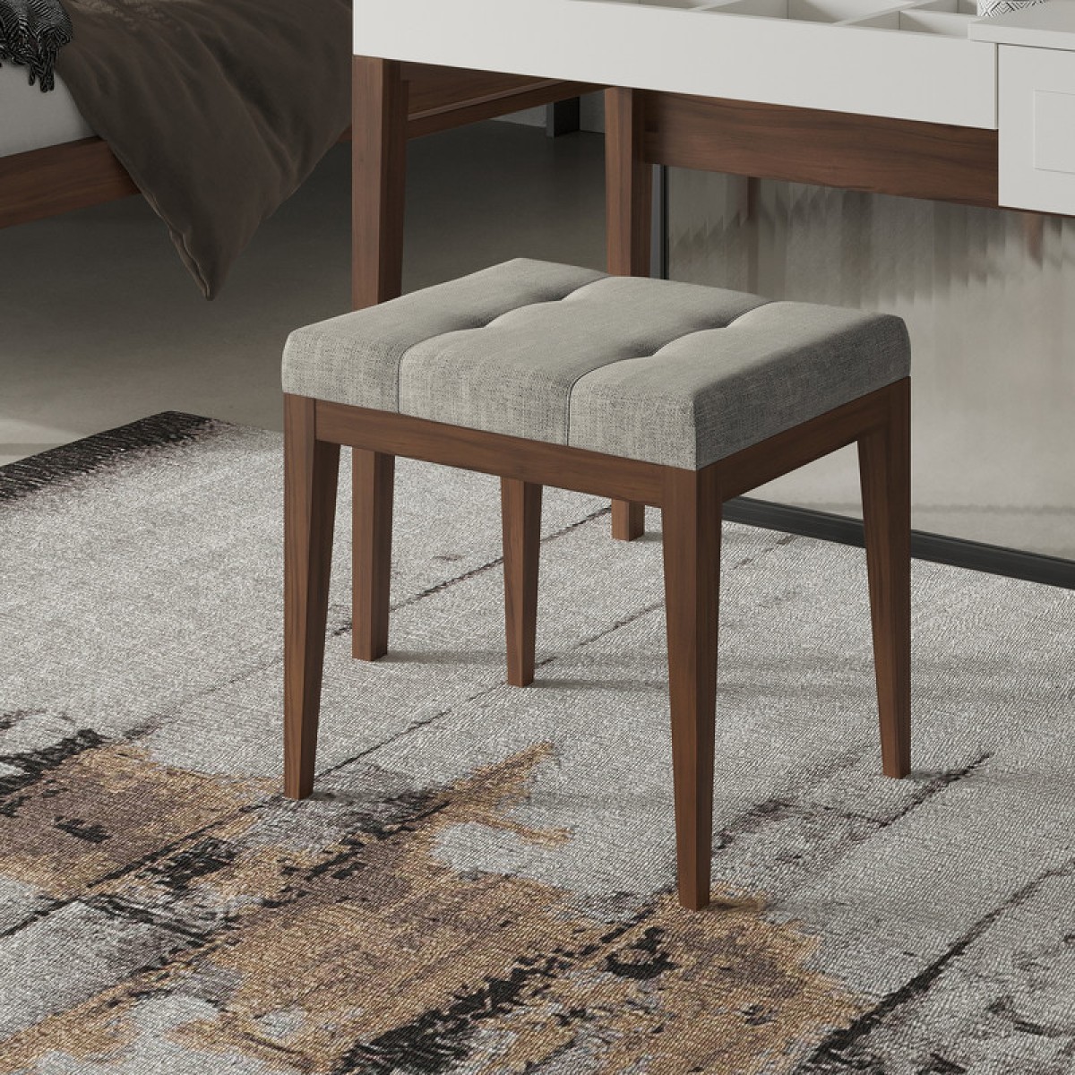 Пуфик MARBELLA, MOD INTERIORS (дерево)